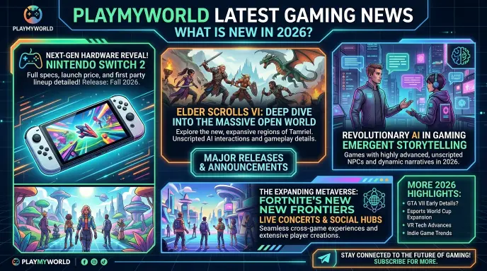 PlayMyWorld Latest Gaming News: What Is New in 2026?