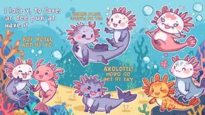 Cute Axolotl Puns