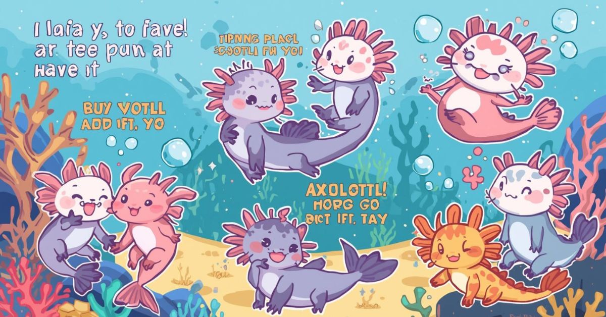 Cute Axolotl Puns