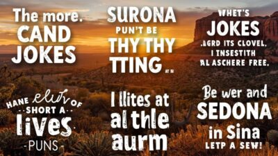 Sedona Puns