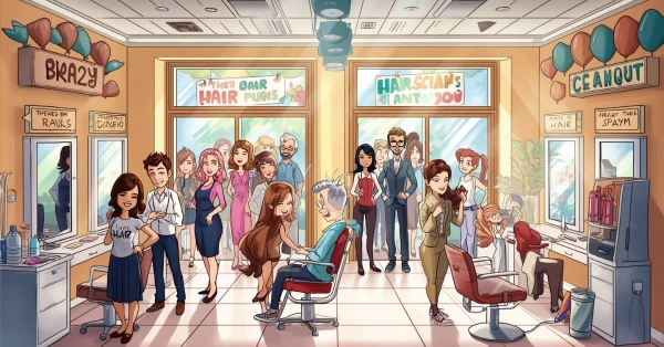 hair salon puns