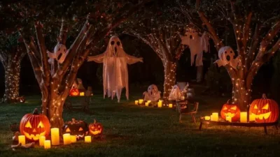 diy outdoor halloween decorations