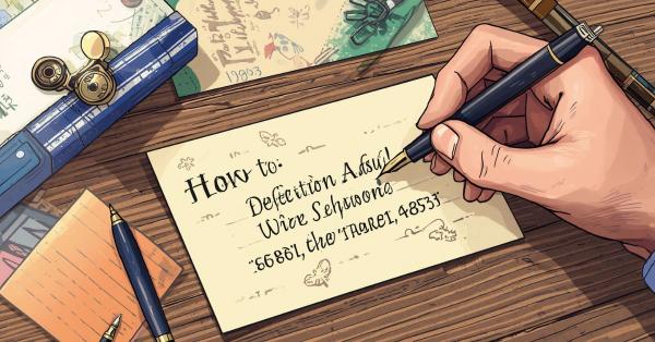 how to address envelope