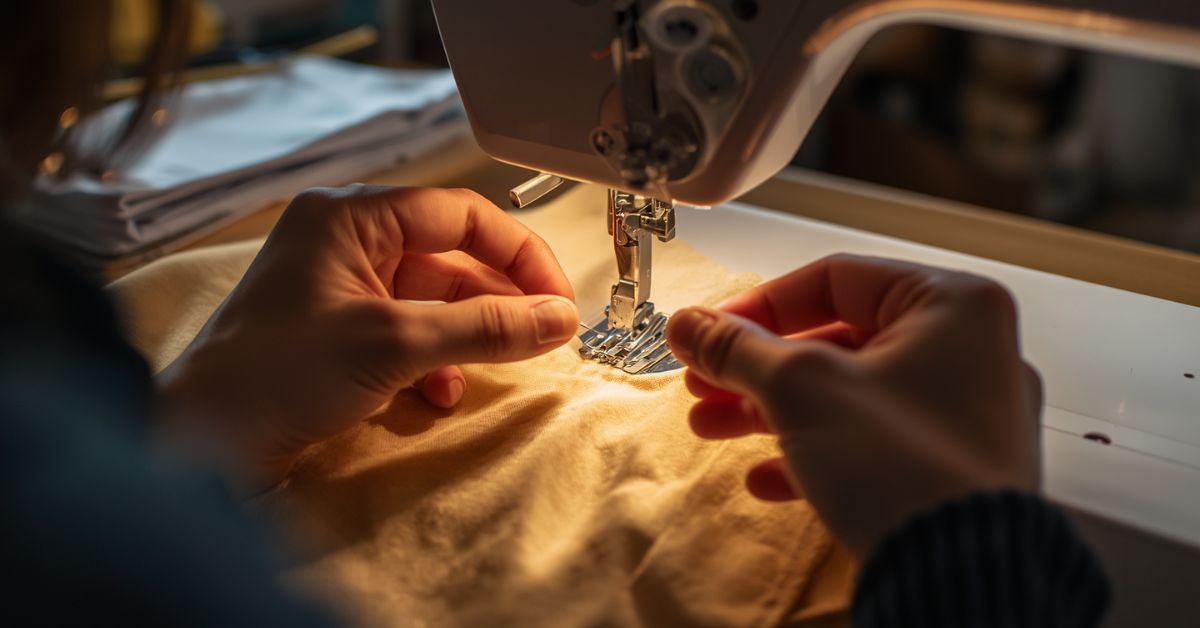 how to sew a hole
