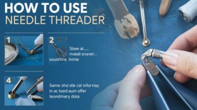 how to use a needle threader