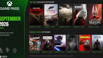 Xbox Game Pass September 2026