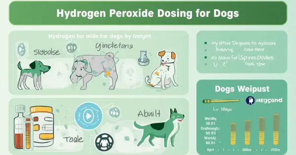 How Much Hydrogen Peroxide to Give Dogs by Weight